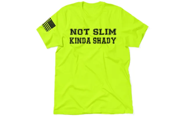 Slim Shady - Safety Yellow T-shirt product image