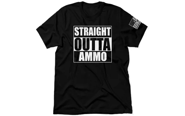 Straight Outta Ammo - Black T-shirt product image