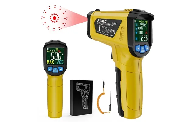 -50 800 Lcd Color Display Non-contact Infrared Thermometer High Temperature Infrared Laser Electronic Thermometer Ir Th