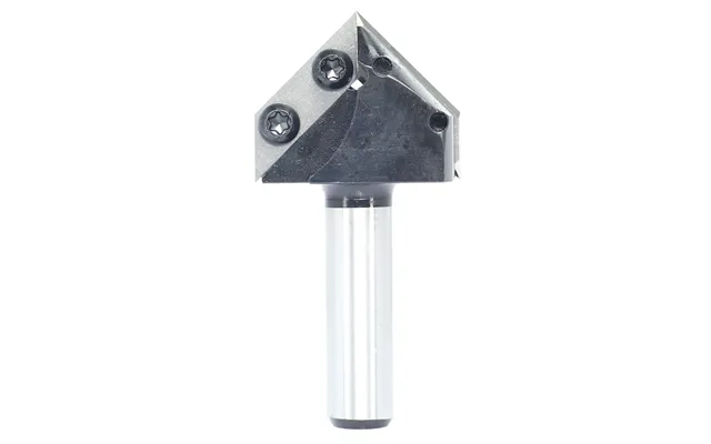 1 2 Inch 1 4 Inch 8mm Shank Dual Blades 90 Degree V-groove Router Bit Carbide Insert Wood Cnc Router Bit For Woodworking