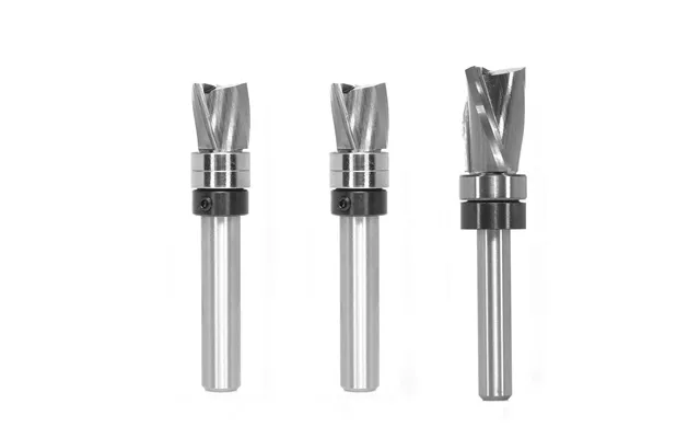 1 4 8mm Shank Flush Trim Router Bit Solid Cnc Carbide Trim Router Bits For Wood Trimming