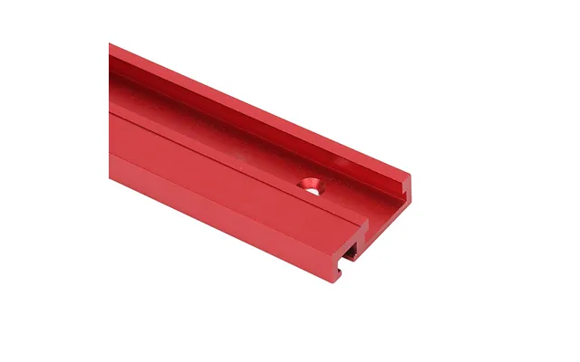100-1220mm Red Aluminum Alloy 45 Type T-track Woodworking T-slot Miter Track Table Saw Router Miter Gauge