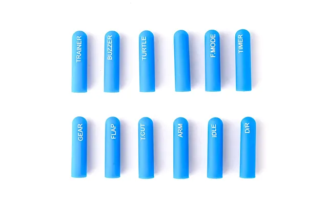 12pcs Radiomaster Labeled Silicon Switch Cover Kits Short Long For Tx16s Tx12 Zorror Jumper Flysky Radio Transmitter