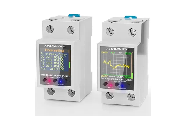 1p Tuya Ac50-320v Smart Life Din Rail Wifi Smart Energy Meter Timer Power Consumption Monitor Kwh Meter Wattmeter 100a 5