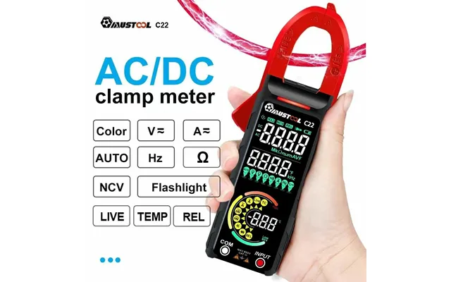 2024new Mustool C22 Digital Clamp Meter 400a High Precision Ac Dc Current Measure With Live Wire Recognition Ncv Inducti