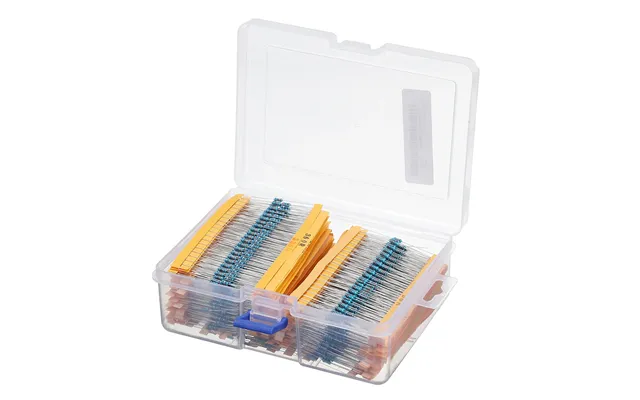 2600pcs 130 Values 1 4w 0.25w 1% Metal Film Resistors Assorted Pack Kit Set Lot Resistors Assortment Kits Fixed Resistor