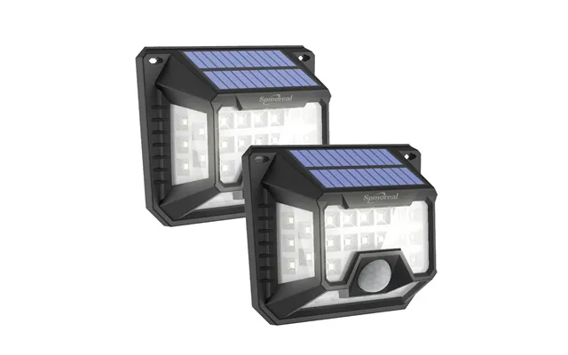 2pcs Somoreal Sm-olt3 Outdoor Solar Lights 32 Led 120 Pir Sensor Wide Angle Waterproof Wall Light For Garden Path Yard S