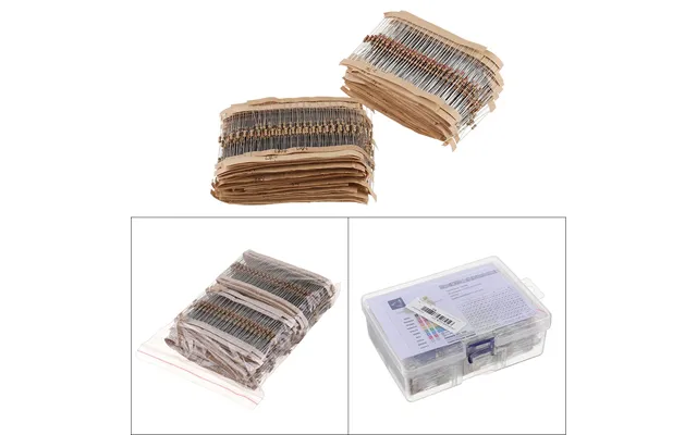 3120pcs 156 Values 1 -10m Ohm 1 4w 5% Carbon Film Resistors Assortment Kit Electronic Components