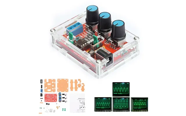 3pcs Geekcreit Xr2206 Function Signal Generator Diy Kit Sine Triangle Square Output 1hz-1mhz