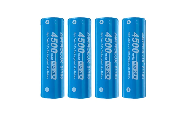 4pcs Astrolux E2145 4500mah 28a 3.7v 21700 Li-ion Battery Unprotected High Drain Rechargeable Lithium Power Cell For Je