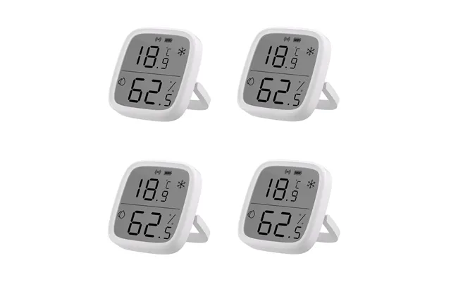 4pcs Sonoff Snzb-02d Lcd Smart Temperature Humidity Sensor App Control Real-time Monitoring Work With Zb Bridge-p Zb Do