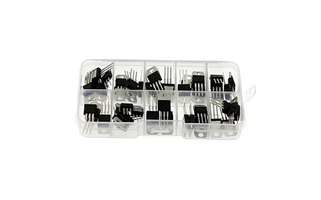 50pcs To-220 Series Transistor Assortment Kit 10 Values High Power Three-terminal Regulated Triode Lm317t L7805 L7806 L7