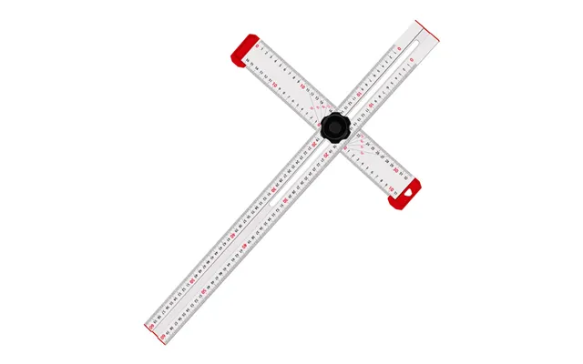 60cm Aluminum Alloy Angle Ruler Woodworking Scribe Adjustable Marking Gauge T-type Ruler Measuring Gauge 600mm