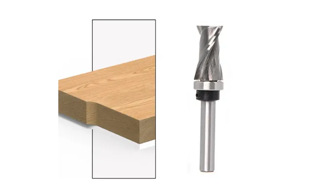 6mm 6.35mm 12.7mm Shank Carbide Cnc Router Bit Bearing Ultra-perfomance Compression Flush Trim Milling Cutter For Wood