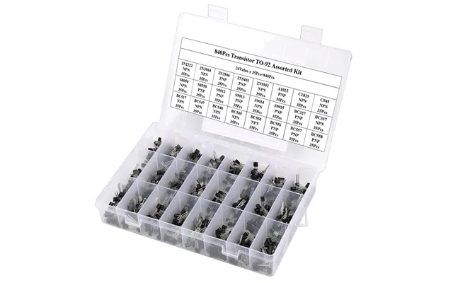 840pcs To-92 Diode Transistor Set 24 Values 35pcs Value Npn Pnp Lead Transistors Assorted Kit