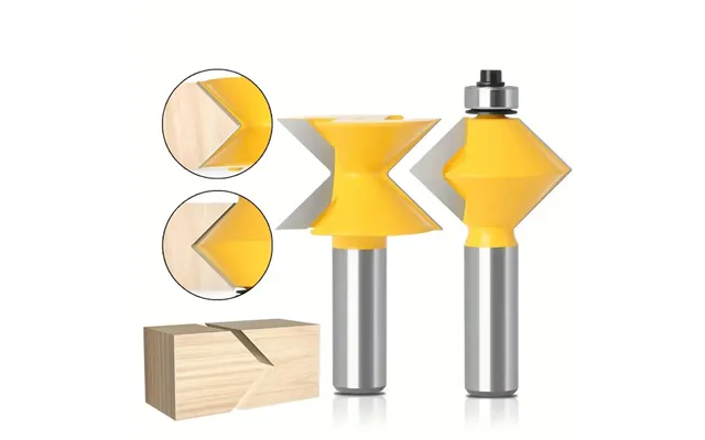 90 Degree Edge Banding Assembly Router Bit 45 Gauge Steel Tungsten Steel Carbide Material Woodworking Milling Cutter For