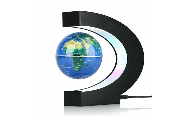 Agsivo Magnetic Floating Levitating Globe World Map With Led Light Educational Gifts For Kids Students Birthday Gifts Ga