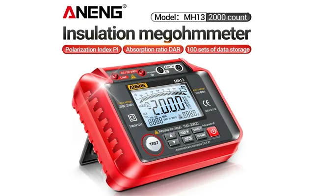 Aneng Mh13 Megohmmeter Ohm Tester Digital Multimeter Megometro Insulation Earth High Voltage Resistance Meter Tester Too