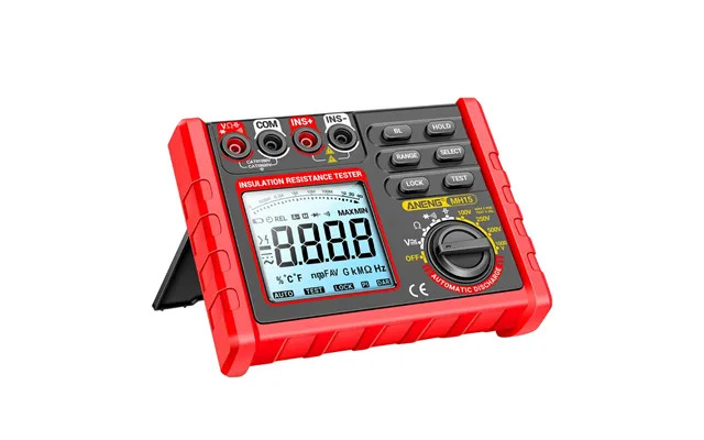 Aneng Mh15 Insulation Resistance Tester Digital Megohmmeter Ac Dc Voltage 0-750v 1000v Capacitance 0-60mf High Accuracy