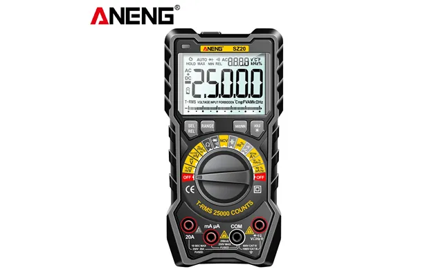 Aneng Sz20 High Accuracy Multimeter With Screen Backlight Ncv Induction Dual Fireproof Fuse Ac Dc Voltage Detection Up T