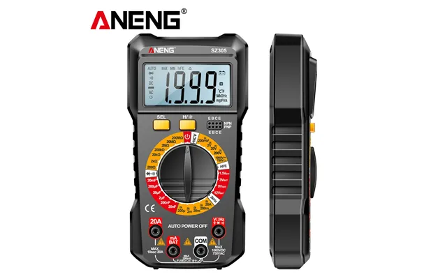 Aneng Sz305 1999 Counts Multimeter Capacitor Testers Professional Smart Voltmeter Ac Dc Votage Current Resistance Ohm Te