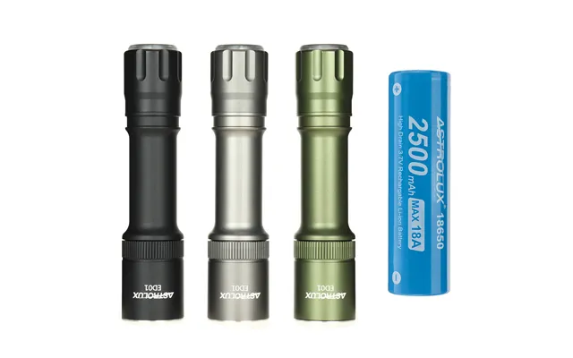 Astrolux Ed01 175 Floodlight Flashlight With 18650 Battery 1287lm 451m Long Range Rgb Aux Light Design Type-c Fast Cha