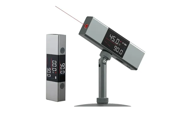 Atuman Duka Li1 2 In 1 Dual Laser Protractor Digital Level Ruler Rechargeable 360 Arbitrary Angle Cast Line Measurement