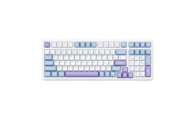 Aula F99 Mechanical Gaming Keyboard 99 Keys Tri-mode Hot Swappable Pbt Two-color Keycap Bt 2