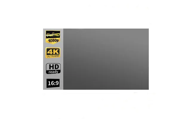 Bakeey 100-inch Metal Anti-light Projector Screen Portable Foldable 16 9 4k Outdoor Home Movie Theater