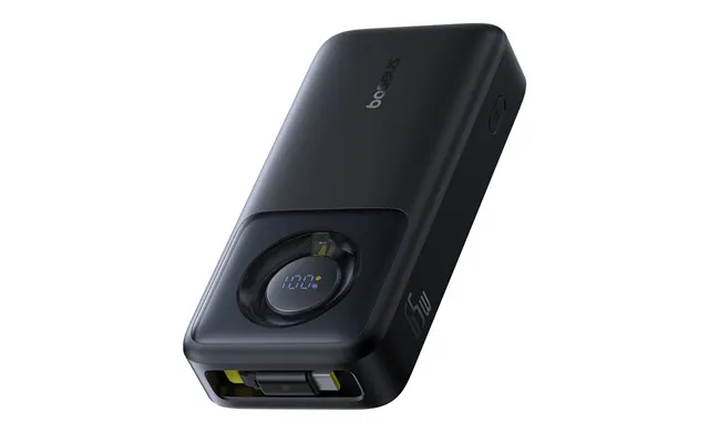 Baseus Nomos Series 65w 74wh 20000mah Power Bank Built-in Type-c Cable External Battery Power Supply With 2 Inputs & 2 O