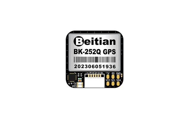 Beitian Bk-252q Gps Module With Qmc5883 Compass Nmea Ubx Dual Protocol Drone Uav Gnss Receiver Module For Fpv Return Res