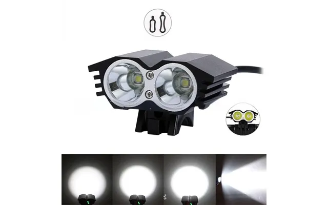 Bikight 2400lm Super Brightness Bike Headlight 2 Led Lamp Bead Ipx65 Waterproof 4 Light Modes Usb Chargeable Aluminum Al