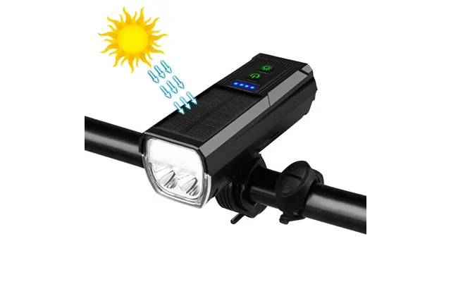 Bikight 4 In 1 Solar Bike Headlight 1000lm Brightness 4000mah Battery Power Bank 8 Light Modes Waterproof Bicycle Front