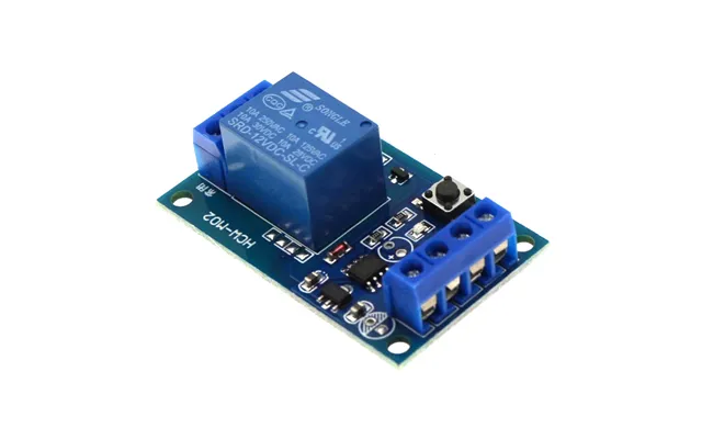 Bistable Relay Module 5v 12v Single Button Relay Module One Key Car Modification Start-stop Self Locking Car Modificatio