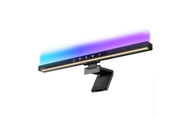 Blitzmax Bm-cs1 Rgb Monitor Light Bar Asymmetric Forward Projection Design & Anti-glare Design For Gamer