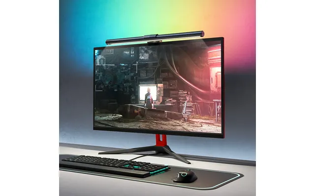 Blitzwolf Bw-cml2 Rgb Gaming Monitor Light Bar Dual Light Source 300-1000lux Adjustable Cool Mix Warm Light Color Tempe