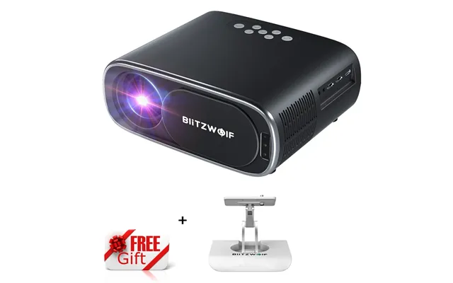 Blitzwolf Bw-v4 1080p Projector 5g-wifi Mirroring Wireless Auto Focus Auto Keystone Correction Lens Protection Automatic
