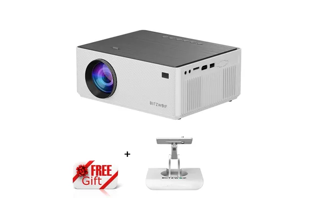 Blitzwolf Bw-v8 Fhd Projector Lcd Led Android 11.0 Os 480ansi Lumens 4d Keystone Correction Dual-5g Wifi 4k Decoding Dig
