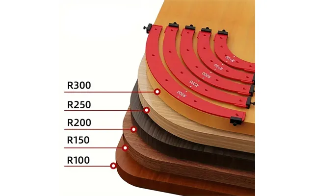 Corner Routing Guide Woodworking Corner Jig R100 R150 R200 R250 R300 Curve Guide Cabinet Edge Molding