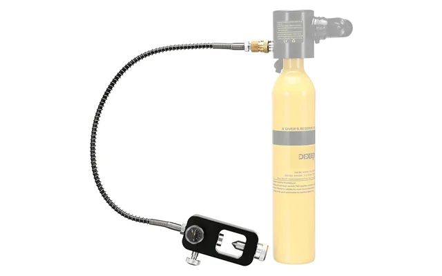Dideep Psi Dial Mini Scuba Diving Tank Oxygen Cylinder Respirator Adapter 8mm Large To Small Scuba Tank Adapters Heads W
