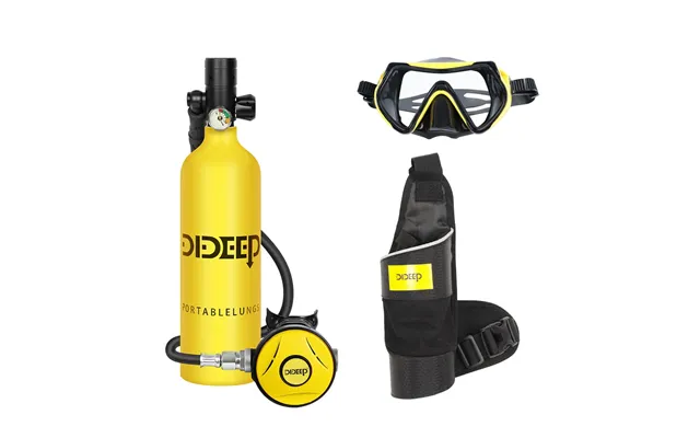 Dideep X4000pro 1l Scuba Diving Tank Snorkel Equipment Leisure Outdoor Swimming Spare Oxygen Portable Capacity Use 10-20