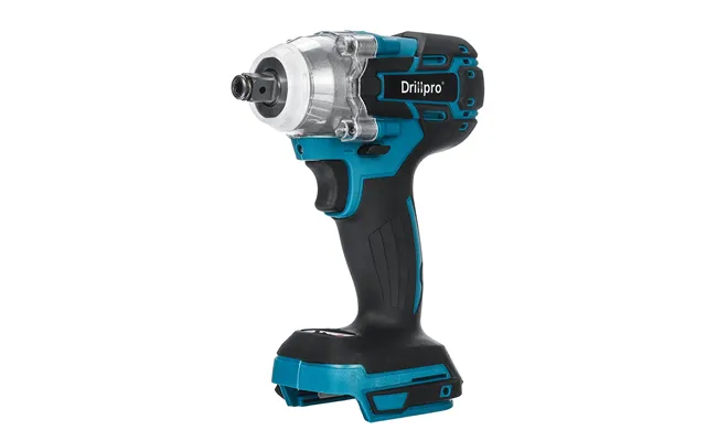 Drillpro 18v 520n.m 1 2'' Li-ion Brushless Cordless Impact Electric Wrench Driver Replacement Tool