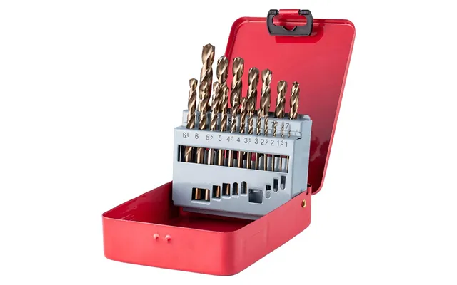 Drillpro M35 Cobalt Drill Bit Set Hss-co Jobber Length Twist Drill Bits With Metal Case For Stainless Steel Wood Metal D product image