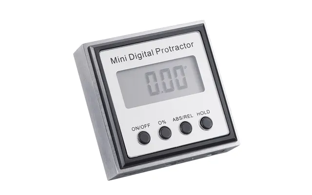 Drillpro Stainless Steel 360 Degree Mini Digital Protractor Inclinometer Electronic Level Box Magnetic Base Measuring To