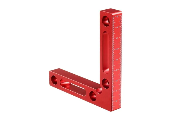 Drillpro Upgrade Aluminium Alloy 90 Degree 120x120mm Precision Clamping Square Woodworking L-shaped Auxiliary Fixture Ma