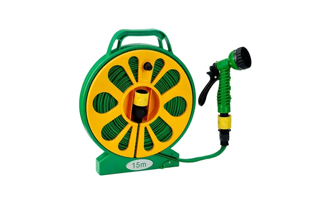 Drillpro Water Pipe 15m Pvc Hose With 5 Patterns Spray Nozzle For 1 2 Inch Or 3 4 Inch Faucets Gardening Cleaning
