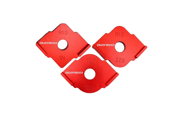Enjoywood 3pcs Aluminum Router Corner Jig Set R5-r30 6 In 1 Precision Woodworking Corner Templates Enduring And Easy To