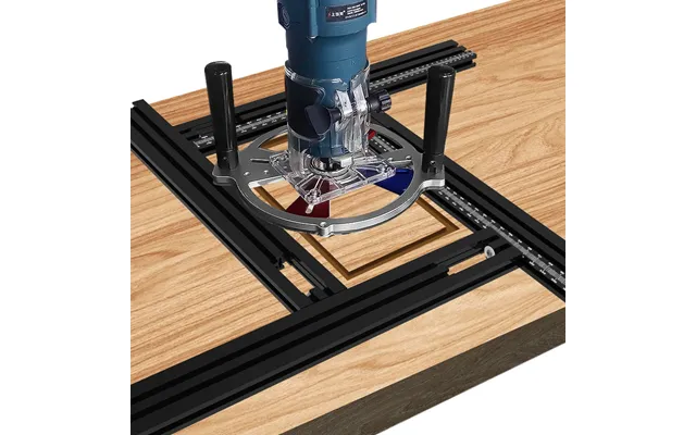 Enjoywood Trimming Machine Milling Groove Engraving Guide Rail Multi-functional Adjustable Backing Auxiliary Guide Brack