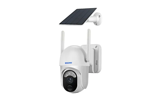 Escam Qf103 3mp Wifi Ip Camera Wireless Ptz Solar Panel Battery Cam Intelligent Night Vision Human Detection Two-way Aud