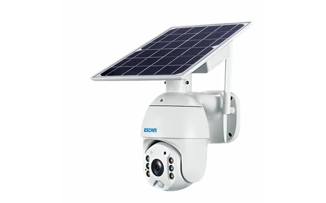 Escam Qf280 1080p Cloud Storage Pt Wifi Pir Alarm Ip Camera With Solar Panel Full Color Night Vision Two Way Ip66 Waterp